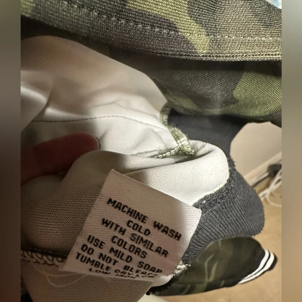 New Look Supreme green camo jacket stripes size small - Picture 5 of 6